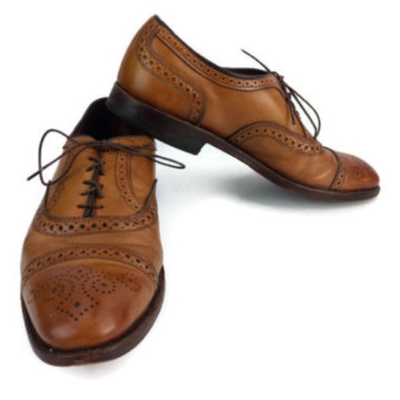 Allen Edmonds Men\'s Brown Oxford Shoes US Size 10D main image 6